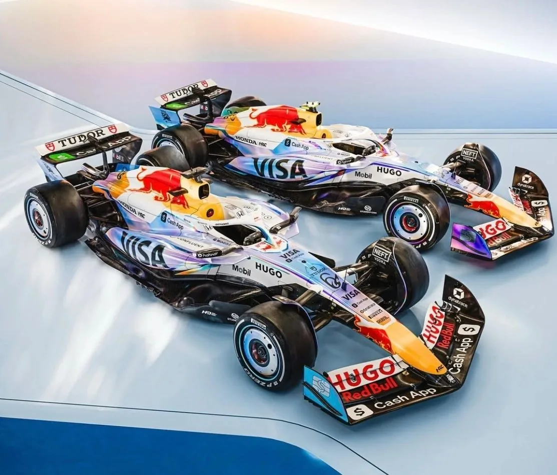 Vegas Lights Inspire Racing Bulls’ Bold New Holographic Look